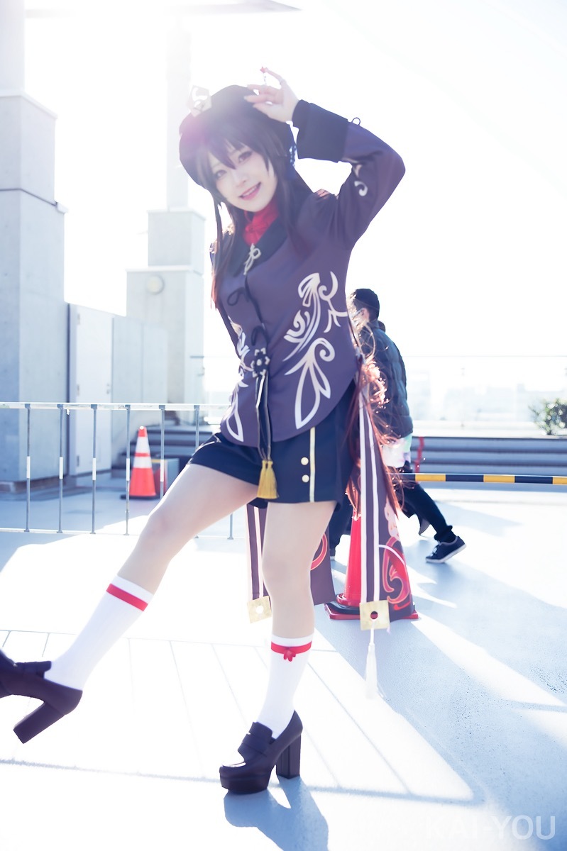 【コミケ99コスプレ】さきっちょさん／『原神』フータオ（胡桃）