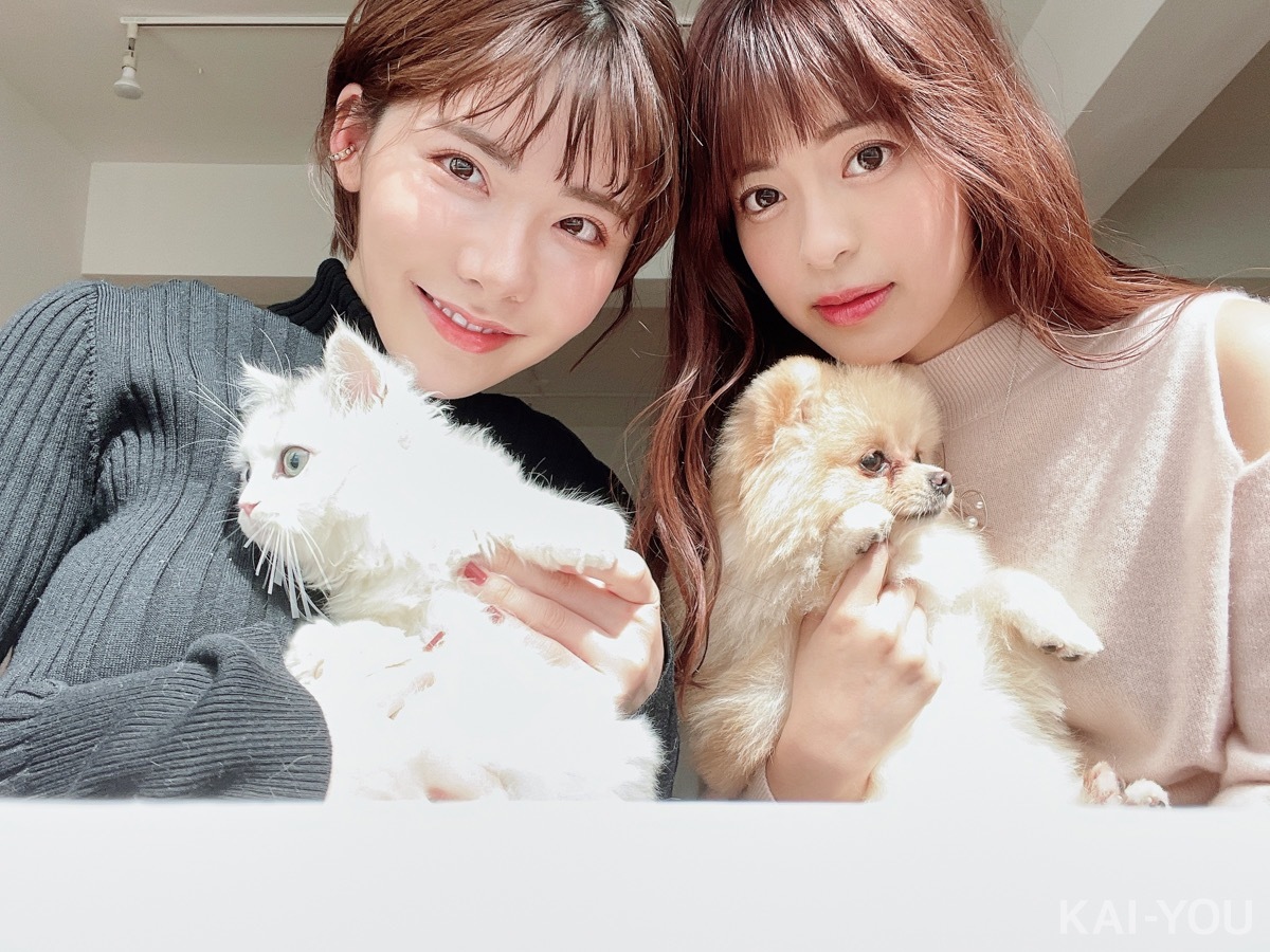 セクシー女優　深田えいみさんと桜もこさん