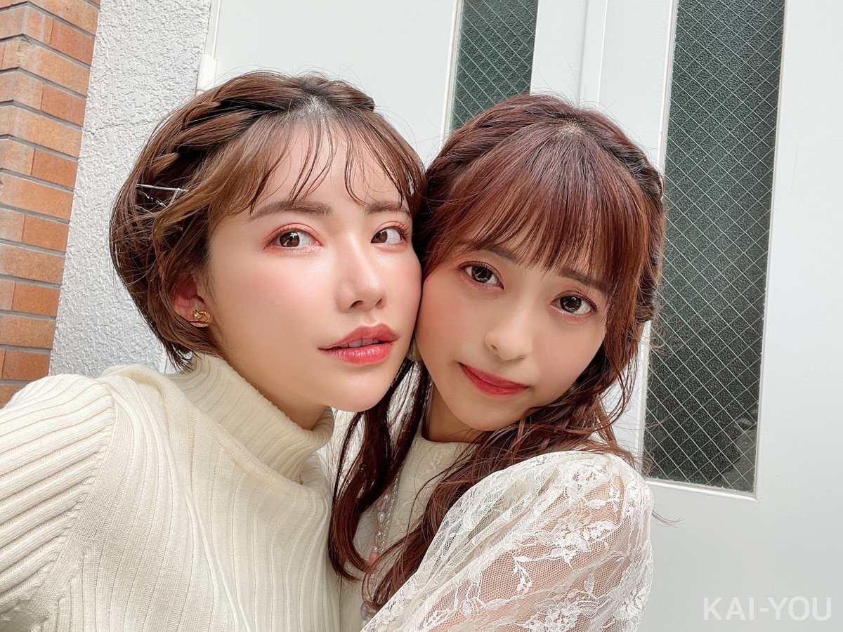 セクシー女優　深田えいみさんと桜もこさん