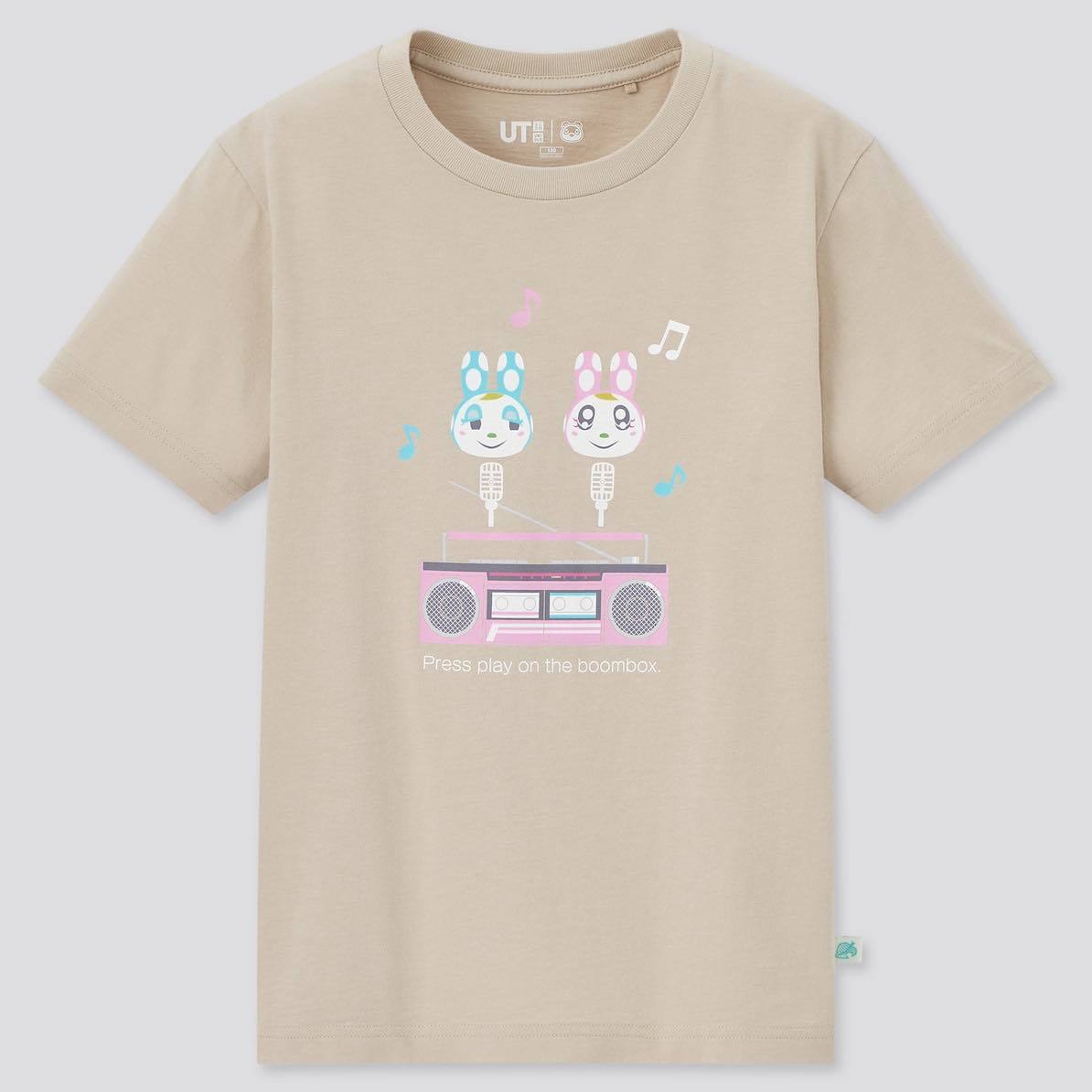 KIDS あつまれ どうぶつの森 UT グラフィックTシャツ（半袖）／画像は特設サイトより