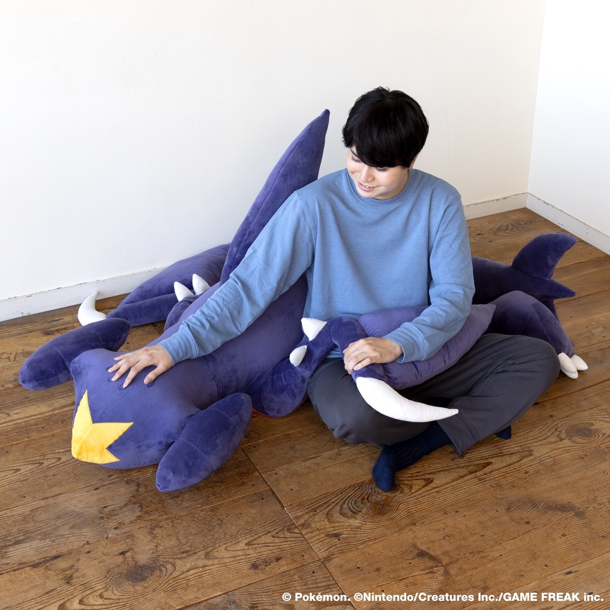 画像4: でっかいガブリアスと添い寝　“主人公”ポケモンのクッション予約開始