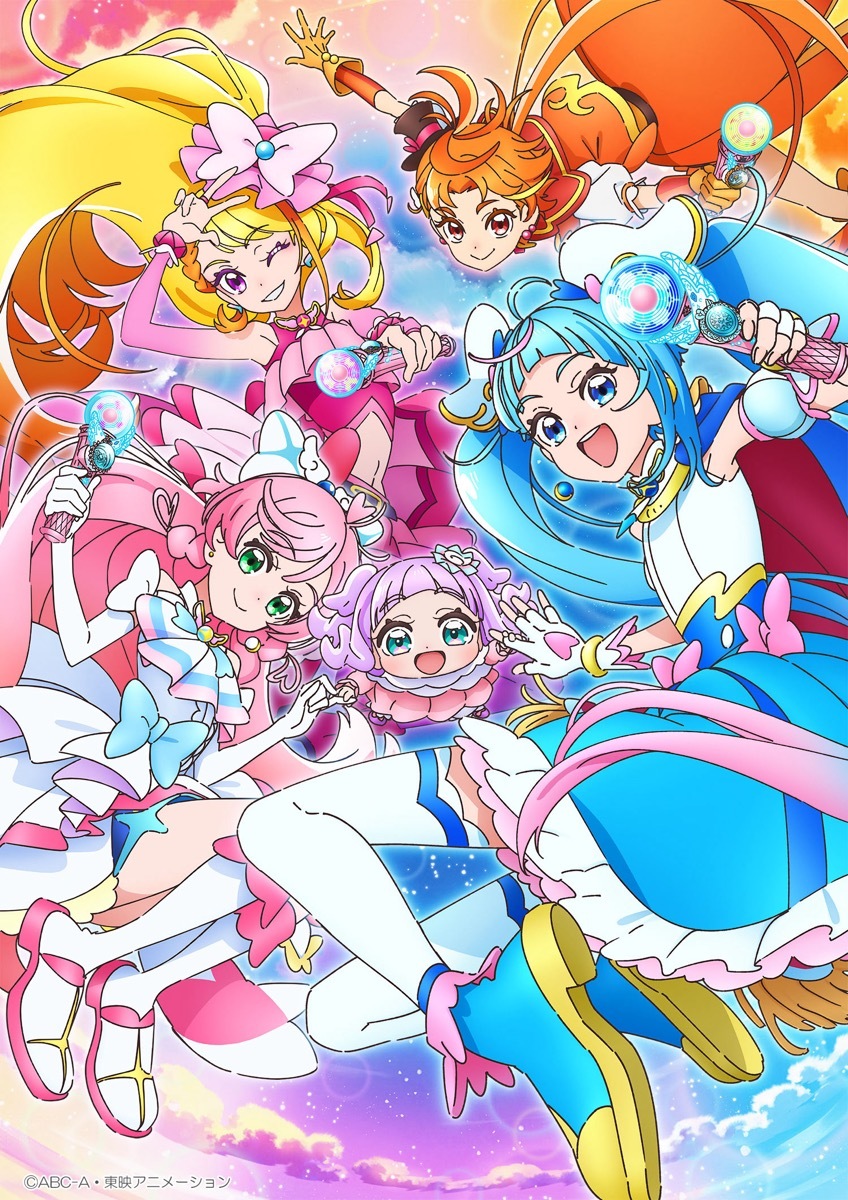 画像2: プリキュア20周年ビジュアルが豪華絢爛　初代から新作『ひろがるスカイ！』まで