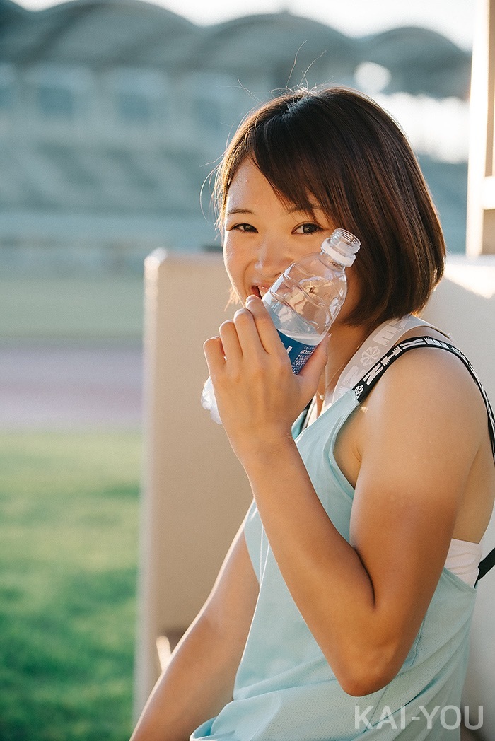陸上選手・山中日菜美インタビュー写真