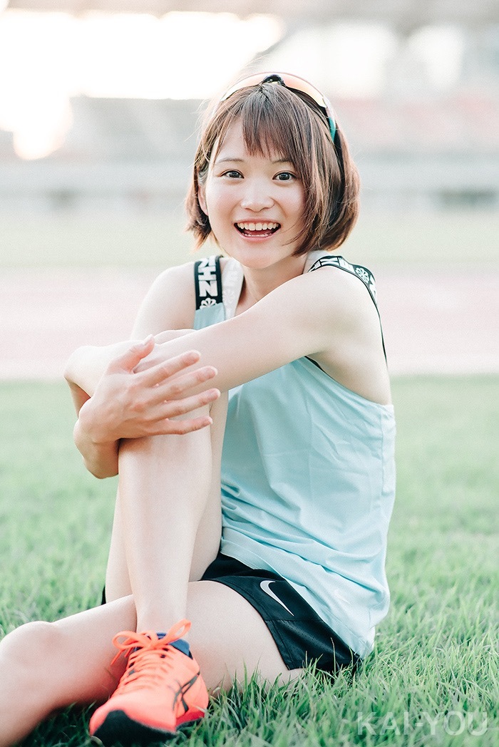 陸上選手・山中日菜美インタビュー写真