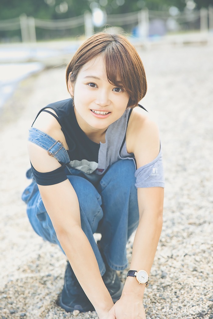 陸上選手・山中日菜美インタビュー写真