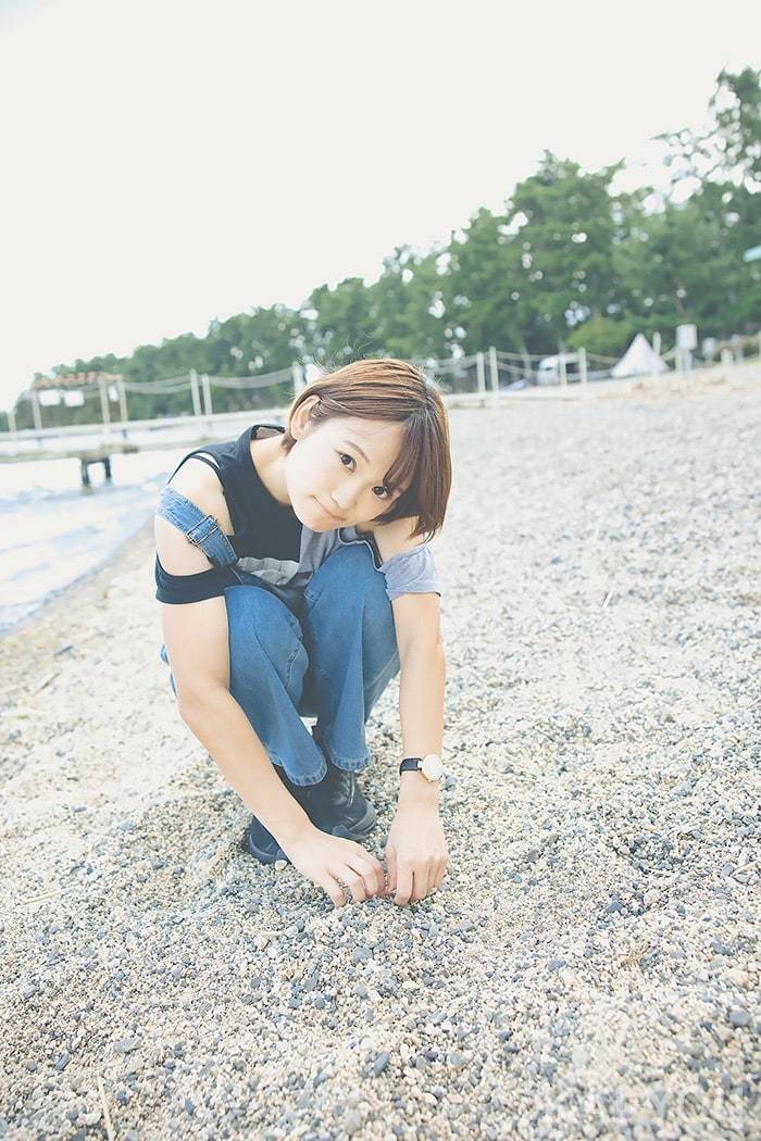 陸上選手・山中日菜美インタビュー写真
