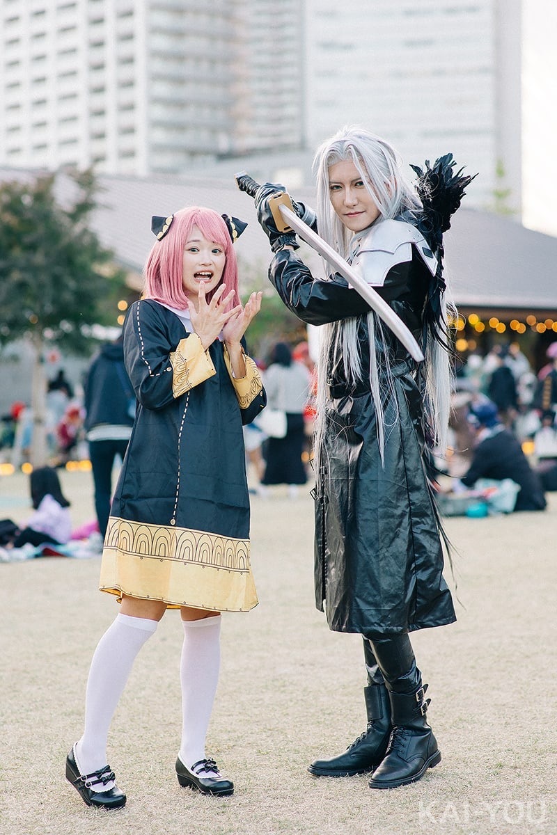 陸上選手・山中日菜美が『SPY×FAMILY』アーニャのコスプレで登場_池袋ハロウィンのコスプレ写真23