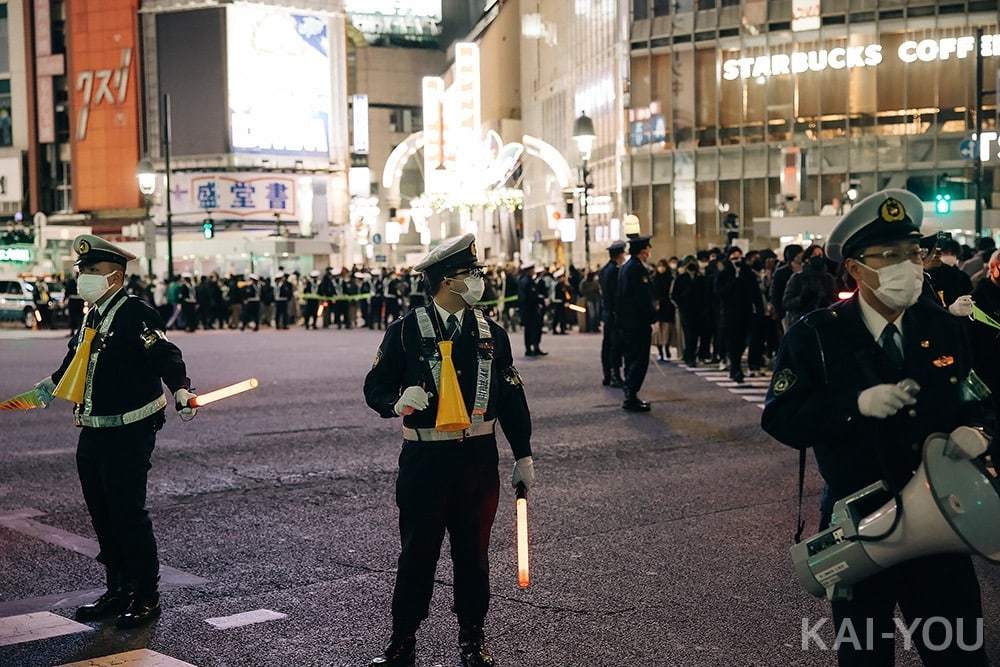 2022年渋谷のカウントダウン写真