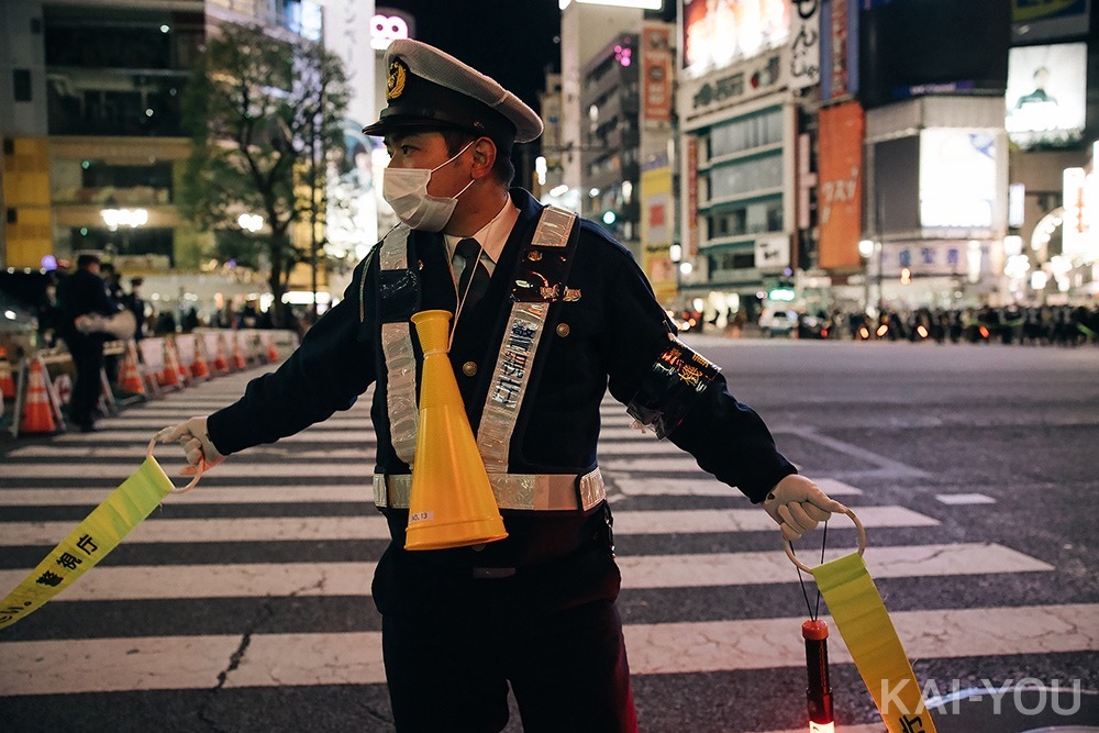 2022年渋谷のカウントダウン写真