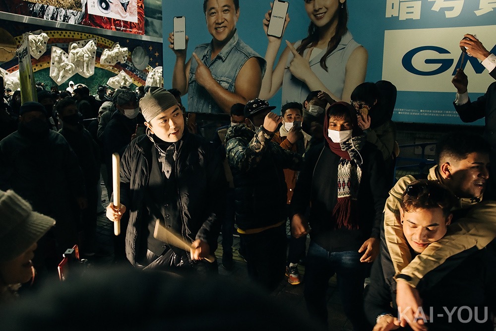 2022年渋谷のカウントダウン写真