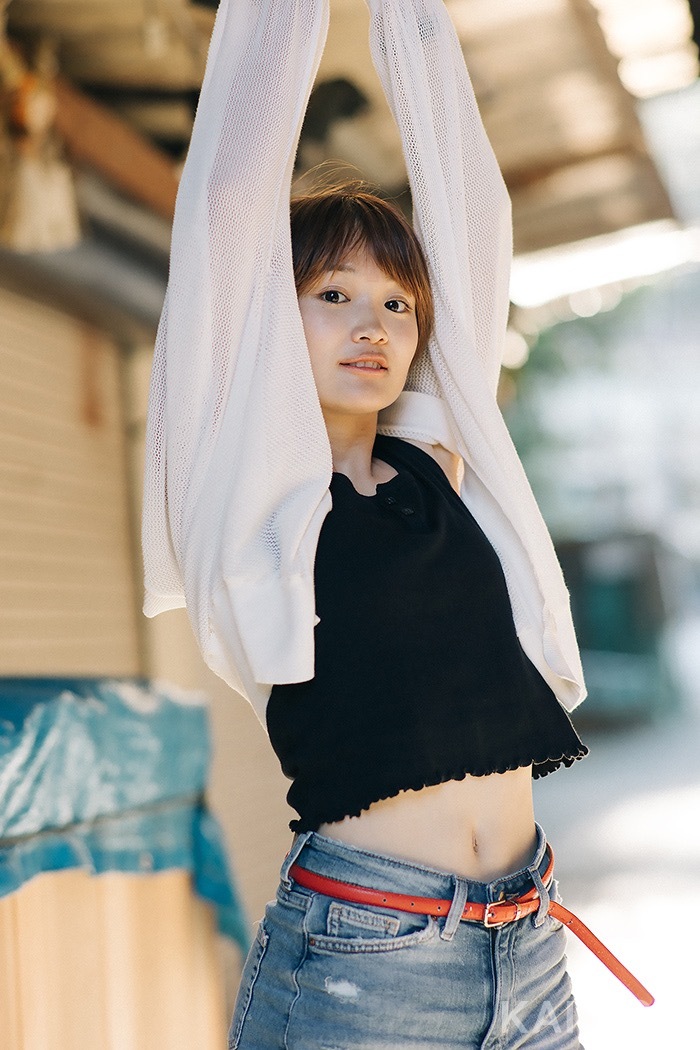 陸上選手・山中日菜美インタビュー写真