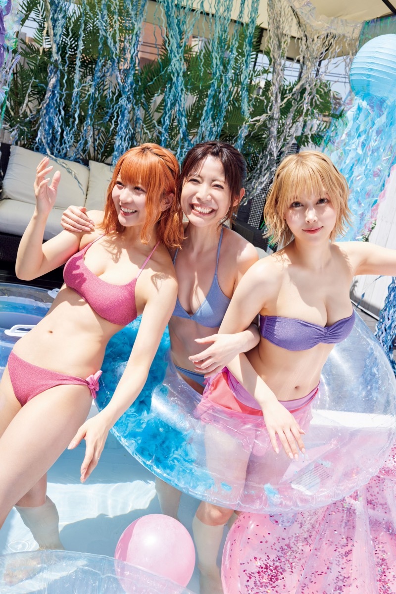 白泉社「ヤングアニマルWeb」でのPPEタレントグラビア／撮影：フジシロタカノリ