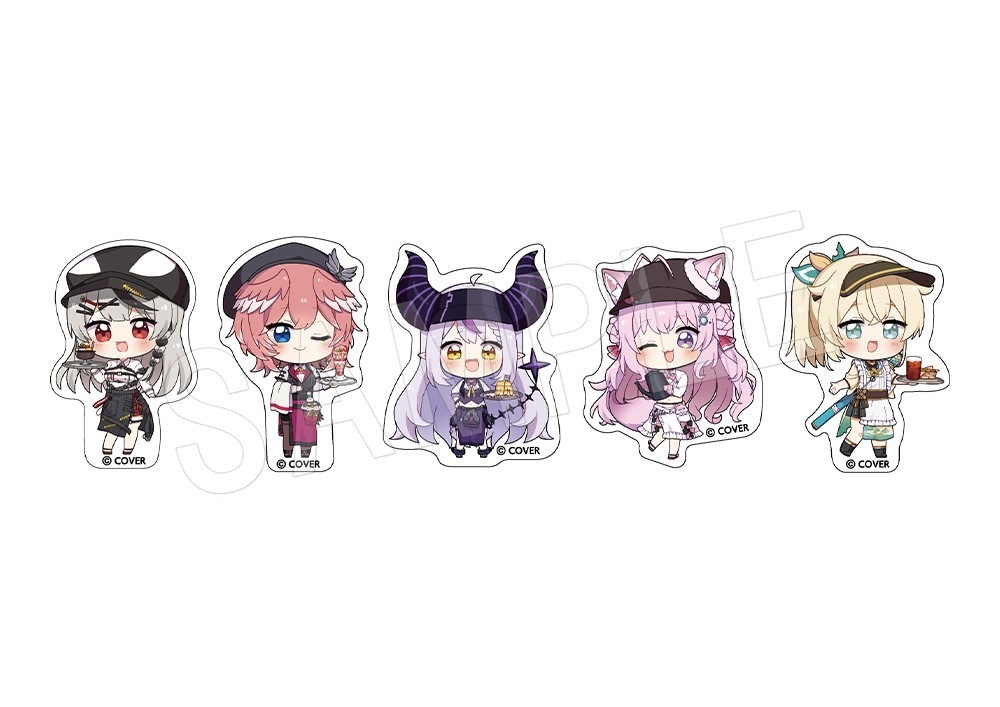 holoXカフェ　ミニキャラステッカーセット