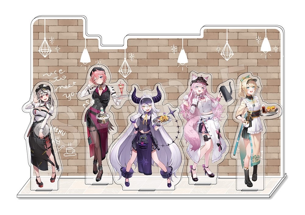 holoXカフェ　アクリルジオラマセット