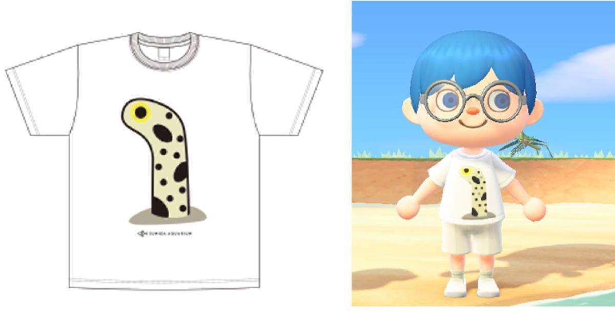 「あつまる！つながる！チンアナゴまつり 2020」オリジナルTシャツ イメージ
