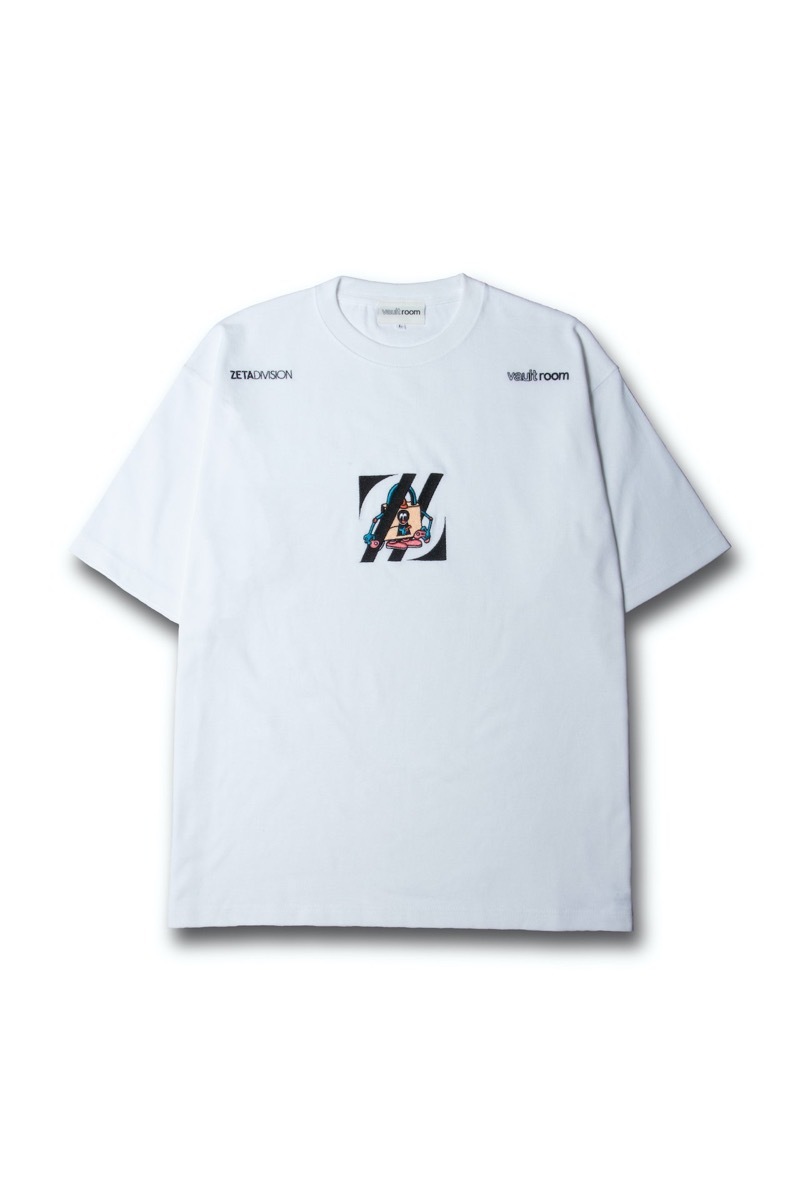 ZETA DIVISION x vaultroom LOGO TEE ／ WHT」／画像はvaultroomよりの画像 - KAI-YOU