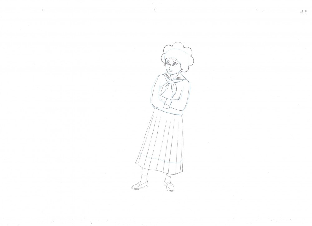 『音楽』前売り特典 生ラフ原画