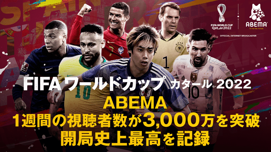 ワールドカップに出場している各国の代表選手たち