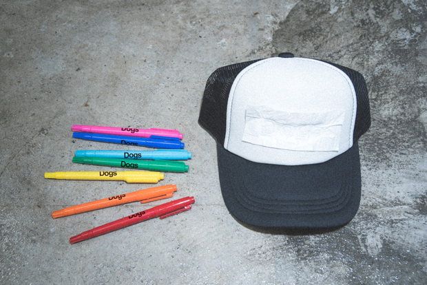 Dogs cap with Dogs markers