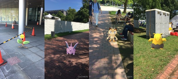 ポケモンが続々出現!