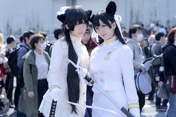 伊織もえさんとyamiさん/『アズールレーン』高雄と愛宕