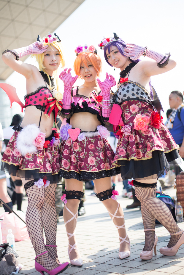 【コミケ90】夏コミの『ラブライブ!』コスプレまとめ ブランシェさん、祥也さん、悠水さん(『ラブライブ!』絢瀬絵里、星空凛、東條希)2