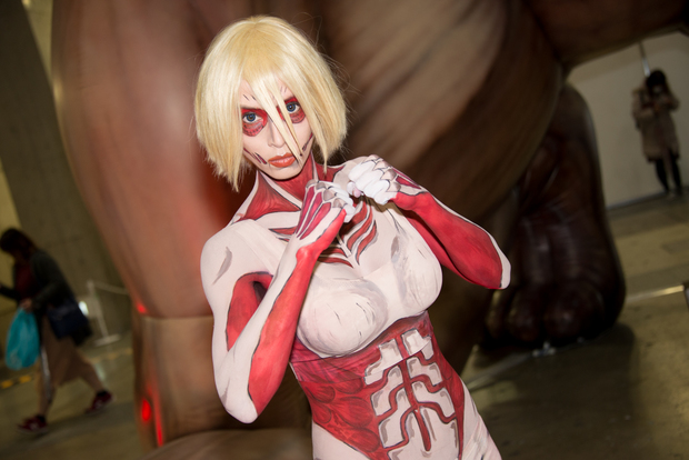 ポニーキャニオンのコンパニオンさんのコスプレ画像3