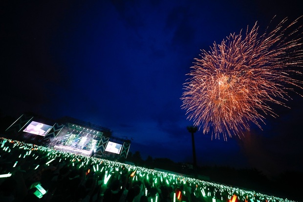 【欅共和国 2017】花火が上がる会場(提供写真)