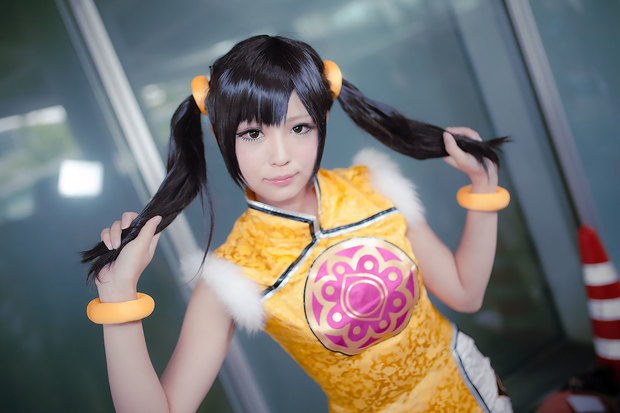 TGS_コスプレ_楠木なのさん(『鉄拳7』凌暁雨/リンシャオユウ)3