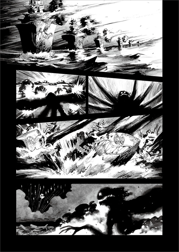 長編漫画「BIBLIOMANIA」連載 第11話「大戦」17P