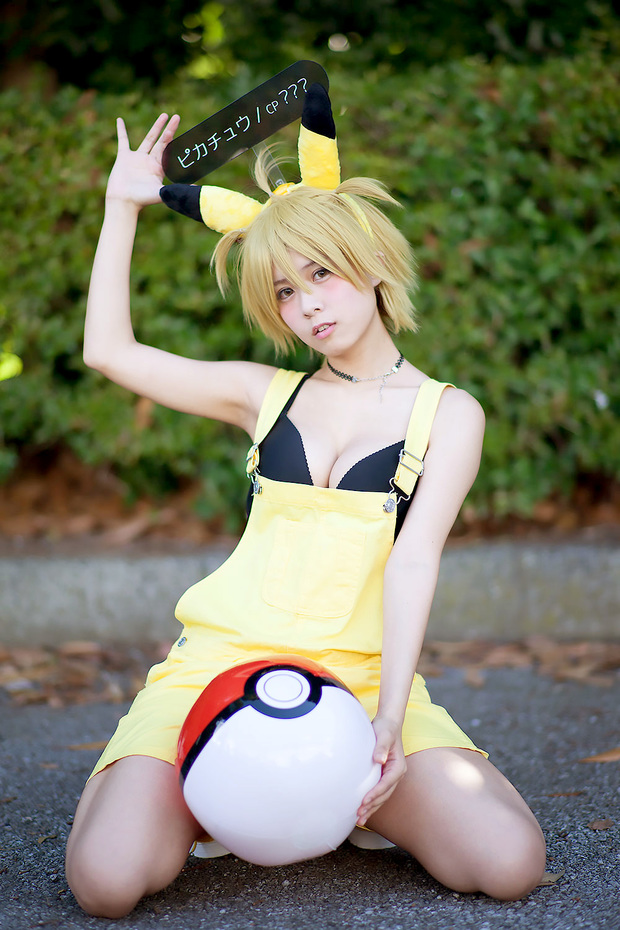 七瀬さくらさん/ピカチュウ Photo by Diora