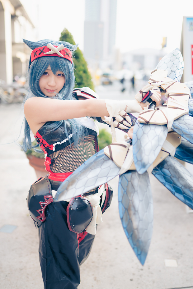 日本橋ストリートフェスタ_ストフェス_コスプレ_伊織もえさん(『モンスターハンター』ナルガ装備)_DSC0335