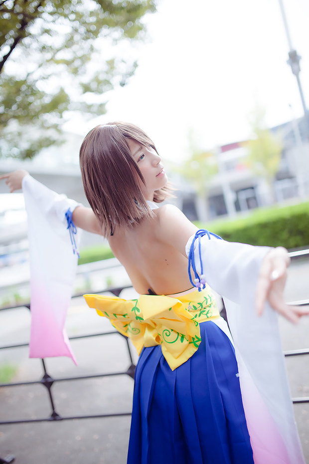 TGS_コスプレ_猫塚みあんさん(『ファイナルファンタジー』ユウナ)2
