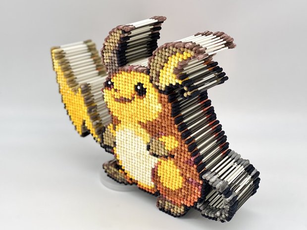 野生のカイオーガが現れた 綿棒でポケモンのドット絵を再現した職人のこだわり Kai You Net