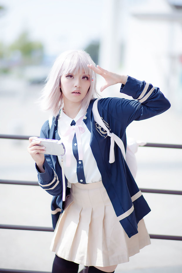 TGS_コスプレ_如月いずはさん(『スーパーダンガンロンパ2 さよなら絶望学園』七海千秋)