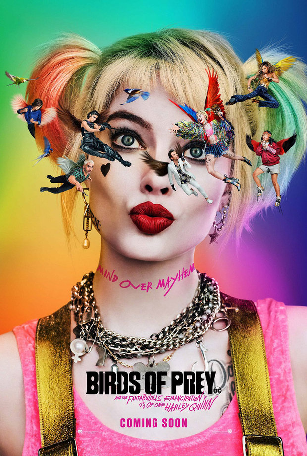 『ハーレイ・クインの華麗なる覚醒 BIRDS OF PREY』US版ポスター