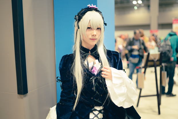 『ローゼンメイデン』水銀燈のコスプレ ゆずかさん1
