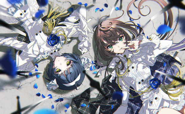 KAMITSUBAKI FES イラスト 複製原画 2023 神椿 花譜 理芽 KAMITSUBAKI FES イラスト 複製原画 2023 神椿 花譜 理芽 - メルカリ