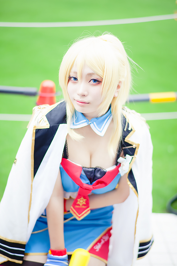 コミックマーケット92_すいさん/『ラブライブ!』絢瀬絵里(マリン覚醒後)のコスプレ