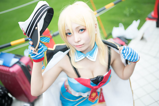 コミックマーケット92_すいさん/『ラブライブ!』絢瀬絵里(マリン覚醒後)のコスプレ