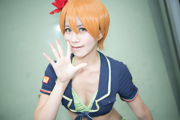コミックマーケット92_椎名椛さん/『ラブライブ!』星空凛のコスプレ
