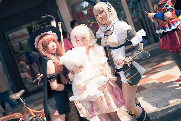 日本橋ストリートフェスタ_ストフェス_コスプレ_Juriさん、Nagiさん、Rayさん(『魔法少女育成計画』ラ・ピュセル、トップスピード、ねむりん)_DSC0163