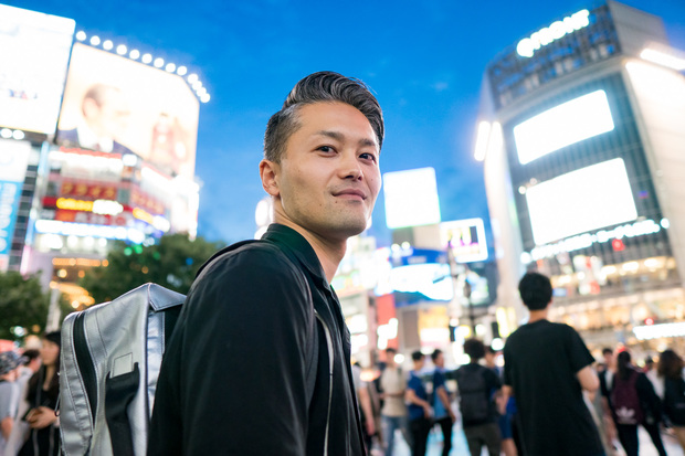 渋谷着いた(筆者)