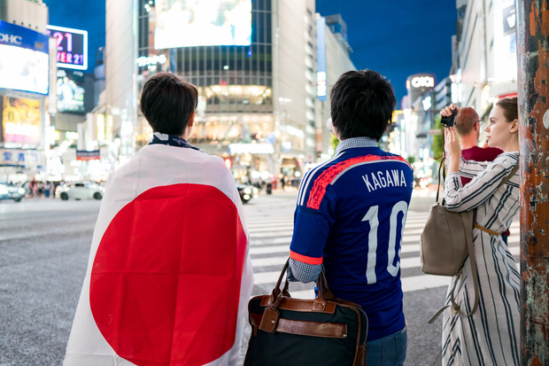 日の丸、背負ってる