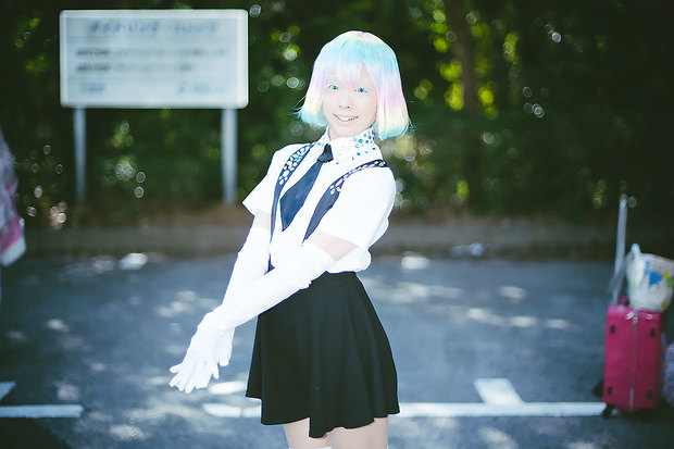 もいもいさんによる「宝石の国」ダイヤモンドのコスプレ1A