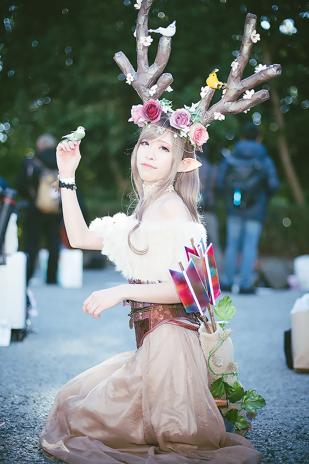 Amy(エイミー)さんによるオリジナル鹿のコスプレ5C