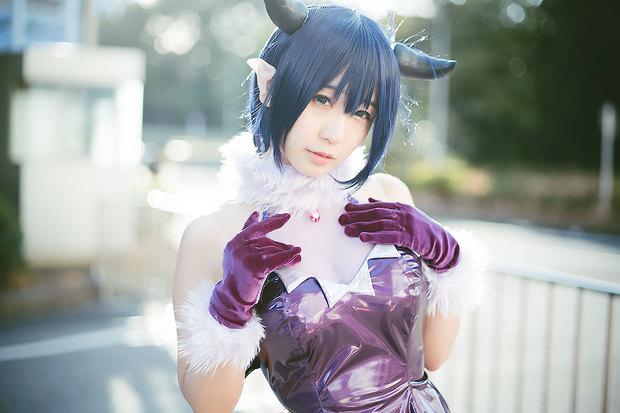伊織もえさんによる「悪魔のメムメムちゃん」メムメムちゃんのコスプレ3B