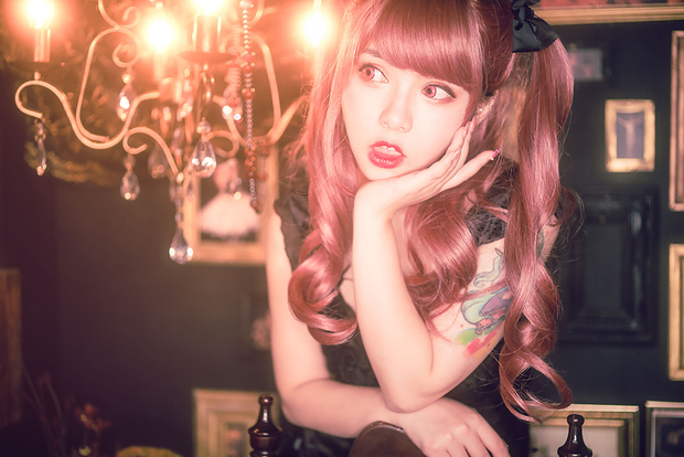 中国の小悪魔口リ巨乳コスプレイヤー「622」さん