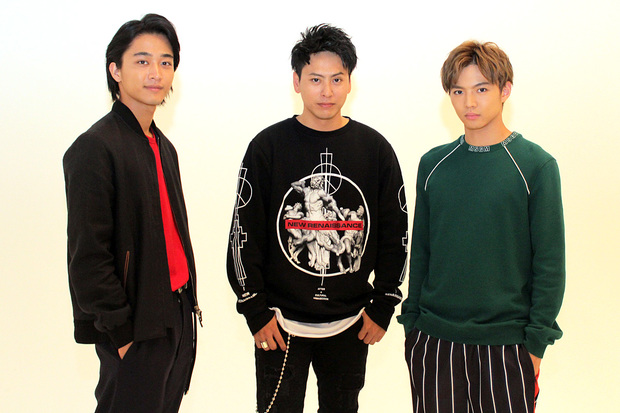 佐藤寛太さん、山下健二郎さん、佐藤大樹さん