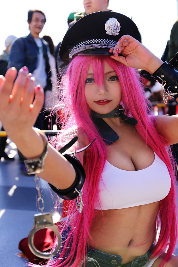 コミケC91コスプレ_入宮あまな 『ファイナルファイト』ポイズン(Poison)2
